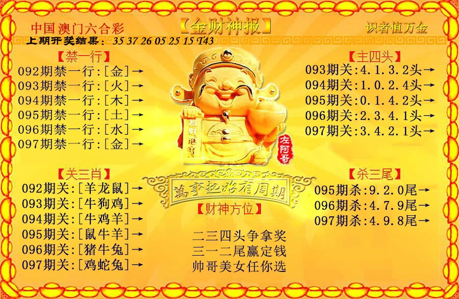 097期金财神[图]