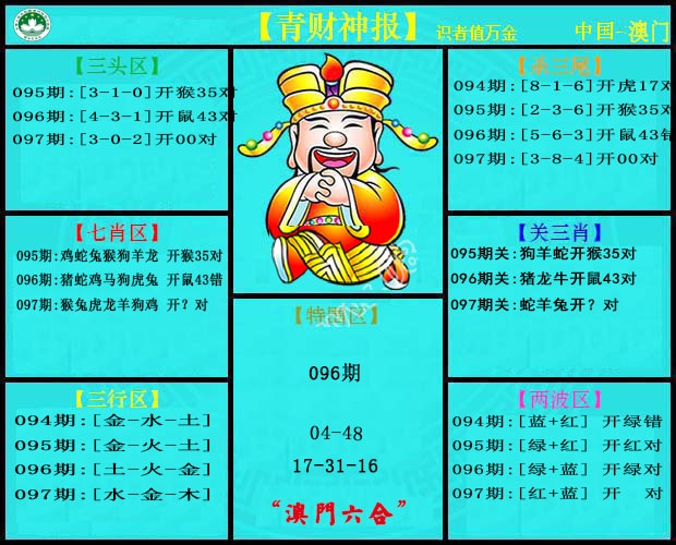 097期青财神[图]