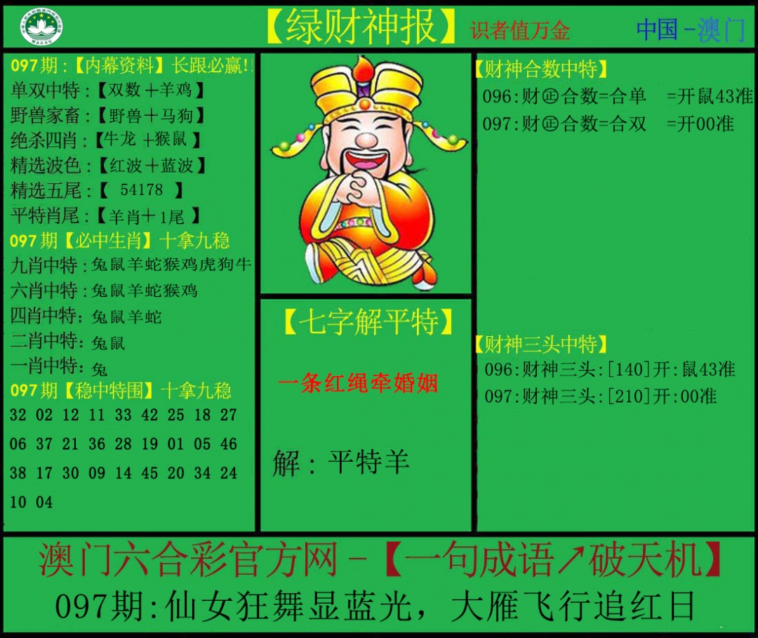 097期绿财神[图]